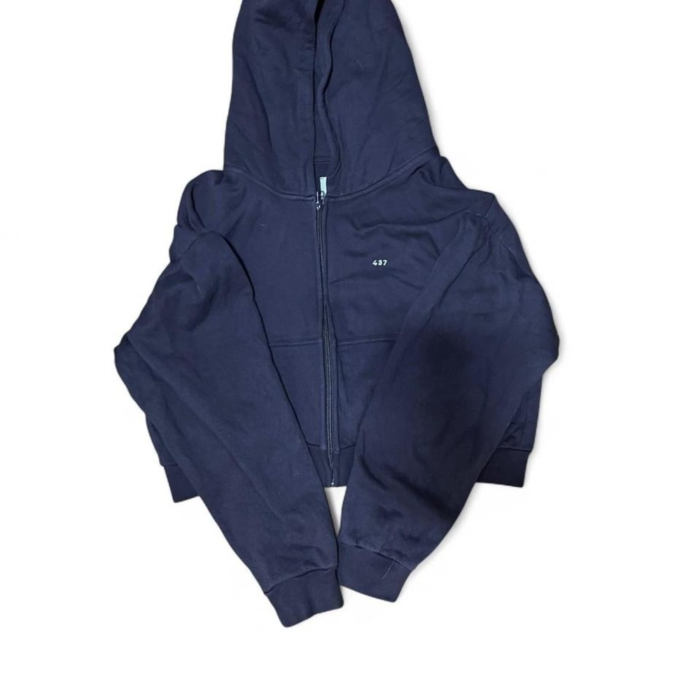 437 chocolate brown zip up hoodie